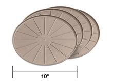 Load image into Gallery viewer, 10_inch_Tan_BestCoaster_with_Dimensions.jpg