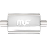 Straight-Through Performance Muffler; 2.25in. Center/Center; 4x14x9 Body