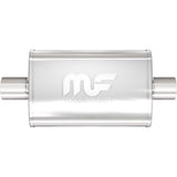 Straight-Through Performance Muffler; 2.5in. Center/Center; 4x14x9 Body