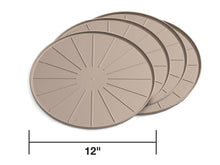 Load image into Gallery viewer, 12_inch_Tan_BestCoaster_with_Dimensions.jpg