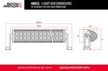 Load image into Gallery viewer, 40032_LIGHT_BAR_DIMS.jpg