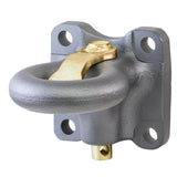 CURT 48661 SecureLatch Flush-Mount Lunette Ring, 60,000 lbs, 2-1/2-Inch ID