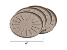 Load image into Gallery viewer, 4_inch_Tan_BestCoaster_with_Dimensions.jpg