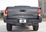 16-23 Toyota Tacoma Fine Textured Black Elevation Rear Bumper