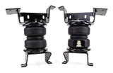 Leaf spring air spring kit with internal jounce bumper