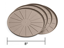 Load image into Gallery viewer, 8_inch_Tan_BestCoaster_with_Dimensions.jpg