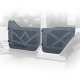 18+ Jeep JL & 20+ Jeep JT Half Door with Aluminum Mesh; Rear