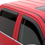 Ventvisor Deflector; Smoke; Outside Mount; 4 pc.
