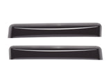 Side Window Deflector; Rear; Dark Tint;