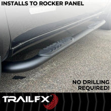Load image into Gallery viewer, T83_A1011B_4 INCH OVAL BENT STEP BAR_EXTENDED_B2C_7.jpg