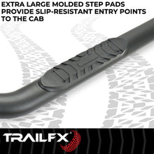 Load image into Gallery viewer, T83_A1013B_4 INCH OVAL BENT STEP BAR_EXTENDED_B2C_3.jpg