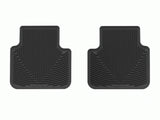 All Weather Floor Mats; Black; Rear;
