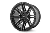 Rough Country 88 Series Wheel - One-Piece - Gloss Black - 17x9 - 5x5 - -12mm