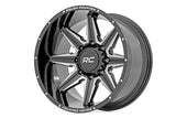 Rough Country 91M Series Wheel/One-Piece/Gloss Black/20x12/6x5.5/-44mm